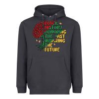 Smoke black history honoring the past inspiring the futu Heavyweight Hoodie - MaliasSmallBusiness