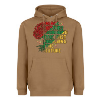 Toasted Coconut black history honoring the past inspiring the futu Heavyweight Hoodie - MaliasSmallBusiness