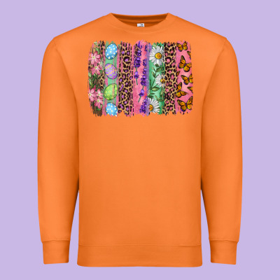 Western Easter Brushstroke Premium Sweatshirt Designed By Nancycooperartshop