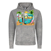 Cloud Rock summer caravan Vintage Hoodie - texasbilliewilder