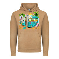 Vintage Camel summer caravan Vintage Hoodie - texasbilliewilder