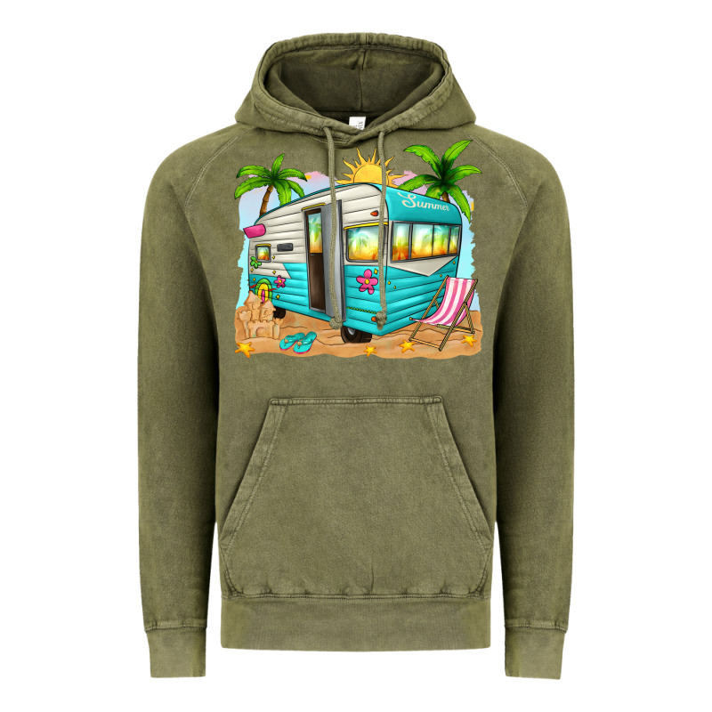 Summer Caravan Vintage Hoodie by texasbilliewilder | Teevron