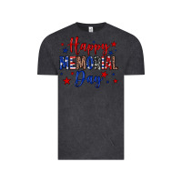 Vintage Black Happy memorial day Vintage Tee - Neo Western