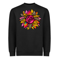 Black race  sunflower Heavyweight Sweatshirt - Zillion Design Studio