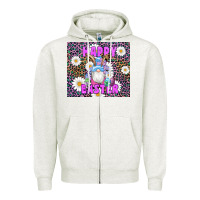 Oatmeal Heather easter happy easter gnomes bunny daisys Zipper Hoodie - Artiststas