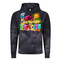 Cloud Black summer camping Vintage Hoodie - texasbilliewilder