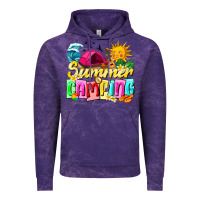 Cloud Purple summer camping Vintage Hoodie - texasbilliewilder