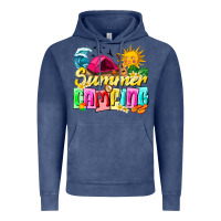 Vintage Denim summer camping Vintage Hoodie - texasbilliewilder