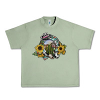 Oil Green western horseshoe Urban Heavy Tee - SublimationCraftShop