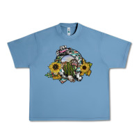 Pebble Blue western horseshoe Urban Heavy Tee - SublimationCraftShop