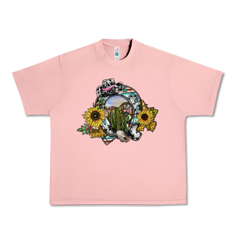 Western Horseshoe Urban Heavy Tee by SublimationCraftShop | Teevron
