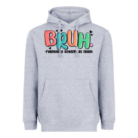 Heather Grey bruh formerly known as mom Heavyweight Hoodie - MaliasSmallBusiness
