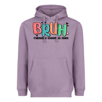 Lavender bruh formerly known as mom Heavyweight Hoodie - MaliasSmallBusiness