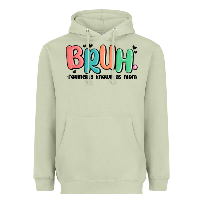Bruh Formerly Known As Mom Heavyweight Hoodie by MaliasSmallBusiness | Teevron