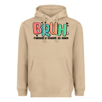 Mushroom bruh formerly known as mom Heavyweight Hoodie - MaliasSmallBusiness