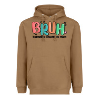 Toasted Coconut bruh formerly known as mom Heavyweight Hoodie - MaliasSmallBusiness