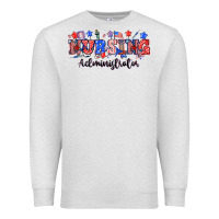 Oatmeal Heather 4th of july nursing administrator Premium Sweatshirt - NancyCooperArtShop