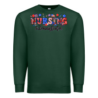 Sports Green 4th of july nursing administrator Premium Sweatshirt - NancyCooperArtShop