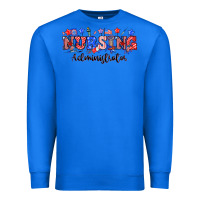 True Royal 4th of july nursing administrator Premium Sweatshirt - NancyCooperArtShop