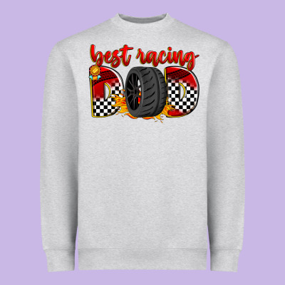 Best Racing Dad Heavyweight Sweatshirt Designed By Zillion Design Studio