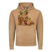 Vintage Camel highland cow family Vintage Hoodie - RanaPortraitStore