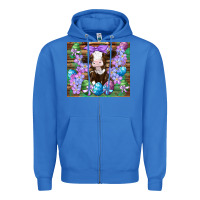 True Royal easter cow eggs flowers daisys Zipper Hoodie - Artiststas