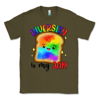 Army Green diversity is my jam Classic Tee - Artiststas