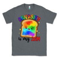 Charcoal Heather diversity is my jam Classic Tee - Artiststas