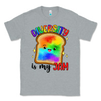 Heather Grey diversity is my jam Classic Tee - Artiststas