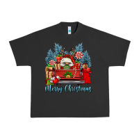 Pigment Black merry christmas gnomes truck Urban Heavy Tee - FaDigitalArtStudio