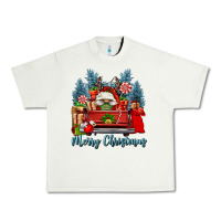 Pistachio merry christmas gnomes truck Urban Heavy Tee - FaDigitalArtStudio