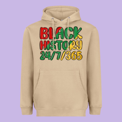 Black History Heavyweight Hoodie Designed By Maliassmallbusiness