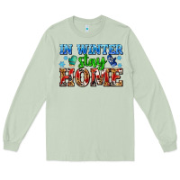 Matcha in winter stay home with gloves Long Sleeve Tee - AdoDesignShop