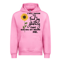 Fuchsia Pink I Will Choose To Find Joy In The Journey That God Urban Hoodie - Bettercallsaul