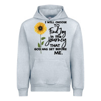 Heather Grey I Will Choose To Find Joy In The Journey That God Urban Hoodie - Bettercallsaul