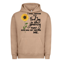 Pigment Burro I Will Choose To Find Joy In The Journey That God Urban Hoodie - Bettercallsaul