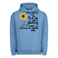 Pigment Pebble Blue I Will Choose To Find Joy In The Journey That God Urban Hoodie - Bettercallsaul
