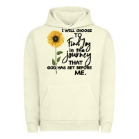 Pigment Pistachio I Will Choose To Find Joy In The Journey That God Urban Hoodie - Bettercallsaul