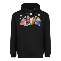 Black easter coffee cups Heavyweight Hoodie - MaliasSmallBusiness