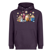Plum easter coffee cups Heavyweight Hoodie - MaliasSmallBusiness