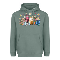 Sage easter coffee cups Heavyweight Hoodie - MaliasSmallBusiness