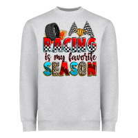 Heather Grey racing is my favorite season Heavyweight Sweatshirt - Zillion Design Studio