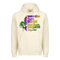 Sandshell mardi gras parades beads french quarter beignets k Premium Hoodie - LillyAllenDesigns