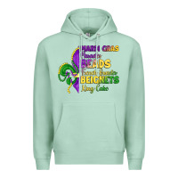 Seafoam mardi gras parades beads french quarter beignets k Premium Hoodie - LillyAllenDesigns