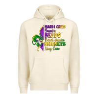 Tofu mardi gras parades beads french quarter beignets k Premium Hoodie - LillyAllenDesigns