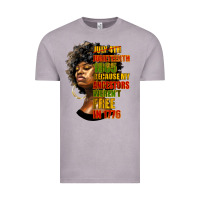 Vintage Zinc juneteenth 1885 because my ancestors weren't free in 1776 black woman Vintage Tee - HRA Design Shop