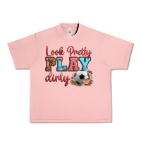 Salmon look pretty play dirty soccer Urban Heavy Tee - HRA Design Shop
