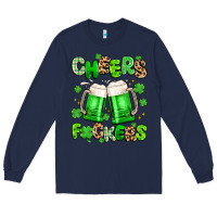 Navy cheers fuckers Long Sleeve Tee - Artiststas