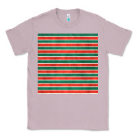 Lilac christmas stripes seamless pattern Classic Tee - BundleAndBundleShop