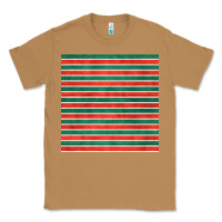 Toasted Coconut christmas stripes seamless pattern Classic Tee - BundleAndBundleShop